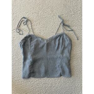 Abercrombie and Fitch Tie Strap Top Large